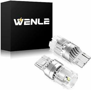 WENLE ステルスバルブ バックランプ T20 LED シングル ホワイト 6000K 1600LM 高輝度CSP素子 DC12