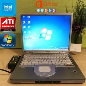  NEC LaVie PC-LL7004DノートPC Windows7 Microsoft Office2010 パソコン Radeon