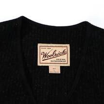 [L] 90s 00s Woolrich チョーク ストライプ ウール ベスト ブラック ウールリッチ ブラウンズビーチ ハンティング ビンテージ vintage_画像4