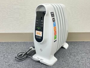 【中古品】DeLonghi/デロンギ オイルヒーター NJ0505E 小型軽量モデル 1-3畳 脱衣所などにぴったり