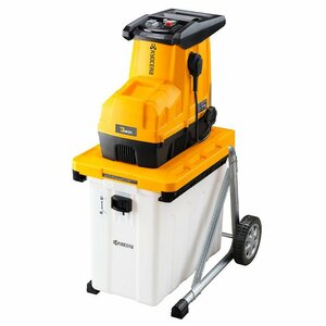 未使用☆RYOBI/リョービ GS-2020 ガーデンシュレッダー 粉砕機 サイズ：長さ630×幅460×高さ925mm ギヤ式 静音タイプ 大型ハンドル、車輪