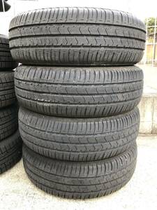 175/65R14 ブリヂストン ECOPIA NH100C バリ山 4本セット キューブ bB フィット ノート デミオ☆