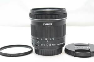 ★【限定！極上美品 超広角ズームレンズ】 Canon EF-S10-18mm F4.5-5.6 IS STM ★手振れ補正搭載 スムーズ＆静粛 高速なAF