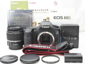 ★【限定！美品 一眼レフスターティングセット】 Canon EOS 60D ★ EF-S18-55mm F3.5-5.6 IS