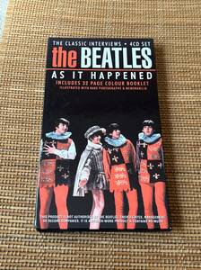 The Beatles/As It Happened The Classic Interviews 中古CD 4枚組 ザ・ビートルズ ジョン・レノン ポール・マッカートニー リンゴ・スター