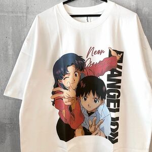 新世紀エヴァンゲリオン　Tシャツ　アニメ　漫画　原宿　映画　葛城ミサト　碇シンジ　EVANGELION