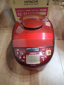 【送料無料・元箱付】日立 圧力スチームIH炊飯器 5.5合 ふっくら御膳 RZ-TS103M R ルビーレッド