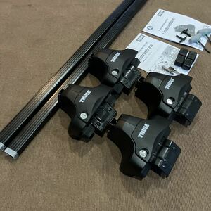 THULE ホンダ ストリーム(RN6 RN7 RN8 RN9)用 キャリアベース取付セット【フット754＆バー7123＆キット1455】HONDA Stream 廃番モデル