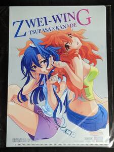 ☆クリアファイル☆ 戦姫絶唱シンフォギア　月刊ガンダムエース 増刊 ニュータイプエースVol.5 特典 非売品　風鳴翼＆天羽奏 /S93