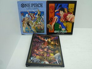 360f 【未使用】ONE PIECEカードゲーム 9ポケットバインダー 3種セット 2022 Ver.1 /Ver.2 /Ver.3 ワンピースカードファイル　※同梱不可