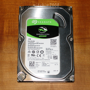 1TB HDD 3.5インチ Seagate ST10000DM010 7200rpm/SATA3/CMR 稼働8613時間 動作確認済 クリックポストなら送料185円 [No.11]