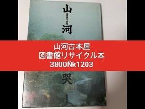 【図書館除籍本1203】山河慟哭　遠藤誠写真集 遠藤誠／写真　遠藤けい子／詩（図書館リサイクル本1203）（除籍図書1203）【猫】