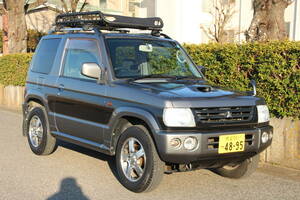 ★ パジェロミニ ４WD！！★車検超長付R8年1月8日！！★ルーフキャリア！！★TB交換済！！★純正15インチアルミ！！★無修復！！