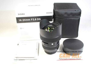 極上品　シグマ　　Art14-24mm F2.8 DG HSM(キヤノンEFマウント用)　