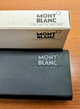 MONT BLANC ボールペン。THE ART OF WRITING スリムライン。箱有り、保証（説明）書なし。未使用。長期保管品。インク切れ。_画像10