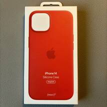 [新品未開封]Apple純正 国内正規品 iPhone 14 シリコンケース MagSafe 対応 (PRODUCT)RED レッド MPRW3FE/A_画像1