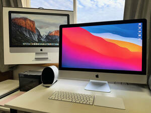 【美品】iMac (Retina 5K, 27-inch, Late 2015) メモリ16GB 1T Fusion Drive Radeon R9 M380 2GB Magic Keyboard Magic Trackpad付き