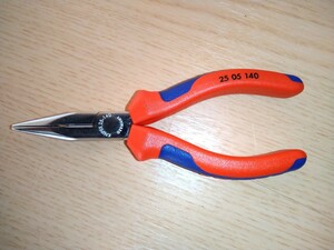 KNIPEX（クニペックス）ラジオペンチ2505-140 クロムメッキヘッド コンフォートハンドル 工具 未使用品！！