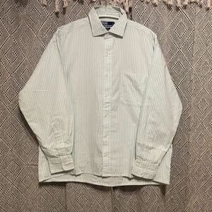 Polo Ralph lauren　ストライプシャツ　グリーン　POWELL