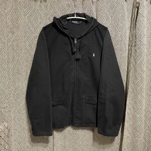 Polo Ralph lauren　ジップパーカー　ジャケット　フーディ　ブラック