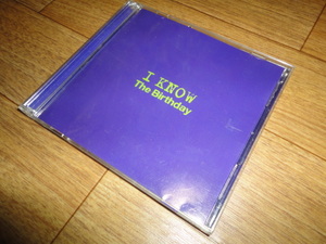 ♪初回限定盤♪The Birthday (ザ・バースディ) I KNOW (DVD付)♪ チバユウスケ THEE MICHELLE GUN ELEPHANT ミッシェル ROSSO (ロッソ)