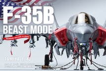 タミヤ 1/48　F-35B ライトニング2　ビーストモード　第211海兵戦闘攻撃飛行隊　Remove Before Flight_画像1