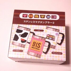 マグカップ チロルチョコ ビス BIS ピンク ステンレス タンブラー 未使用