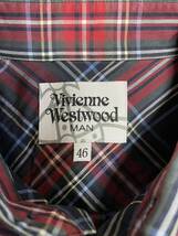 ヴィヴィアンウエストウッドMAN チェックシャツ vivienne westwood MAN ポールスミス_画像6