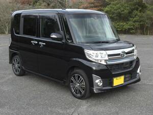 ★広島県から★支払い落札代金のみ★H27年 タントカスタム RS トップエディションSAⅡ 4WD★車検ほぼ2年 R8年2月★両側パワスラ★スマアシ