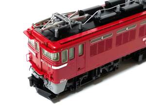 ■TOMIX 7139 国鉄 ED75 0形 電気機関車(ひさし付・前期型)【部品取付/未走行保管品】