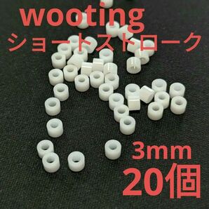 wooting60he対応 ショートストローク化用スペーサー 3mm 20個