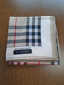 ★新品未使用★ バーバリー　ノバチェック柄 ハンカチ★ BURBERRY