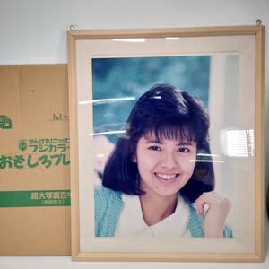 希少 FUJIFILM オリンピック フジカラー おもしろプレゼント 南野陽子 超大パネル 写真 アイドル レトロ 当時物 限定品