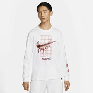 NIKE ナイキ 長袖 Tシャツ ロンT コットン ホワイトプリント メンズ2XL◆新品未使用タグ付正規品◆