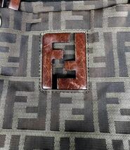 【0314】FENDI フェンディ ハンドバッグ ズッカ柄 総柄 ヴィンテージ オールドフェンディ トートバッグ ミニトート_画像5