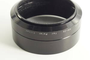 plnyeA001[並品 送料無料]Nikon HN-26 for Polar filter ニコン 62mm径　偏光フィルター用 メタルフード