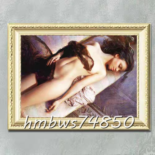 ☆Artículo raro◆Obra de arte☆ Figura de belleza sensual Pintura Pintura Mujer hermosa Mujer hermosa Decoración de dormitorio con marco 40 cm x 60 cm, obra de arte, cuadro, retrato