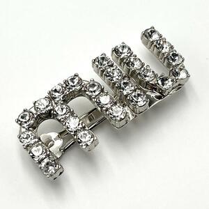 [ waste number popular ] MiuMiu hair clip barrette hairpin lady's miu miu