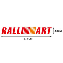 RALLIART ラリアート　ステッカー　デカール　赤（レッド）２枚セット_画像4