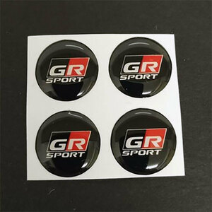 TOYOTA GR SPORT　キーホールステッカーカバー　４個セット 14mm