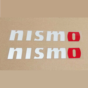 nismo ニスモ　ステッカー　デカール　白文字　　２枚セット