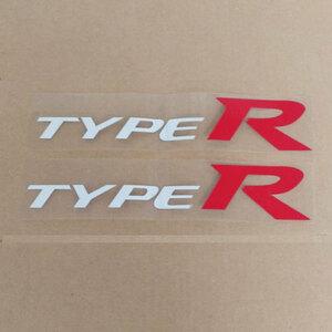 Type R （タイプ　R)　ステッカー　デカール　　２枚セット