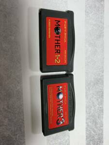 GBA MOTHER 1＋2 MOTHER3 2点セット　 ソフトのみ