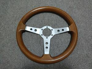  that time thing COMUSA Comme Ca wooden steering wheel 35.5cm old car 