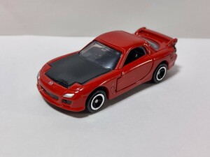 トミカスポーツカーヒストリーコレクション　 マツダRX-7 FD3S　カーボンデカール加工　自作改造カスタム