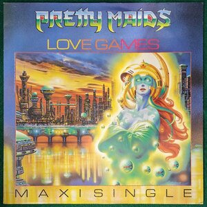 外国盤★中古LP「LOVE GAMES / ラブ・ゲームス」PRETTY MAIDS / プリティ・メイズ