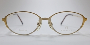 【カラー刻印B】婦人用高級品Exclusiv Titanium　RODENSTOCK-0888 48□15-135 MADE IN GERMANY　ばね丁番仕様　 普通郵便で発送します。