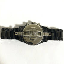 EMPORIO ARMANI エンポリオアルマーニ 腕時計 ブラック 黒 AR-1429 111105 ケース付き_画像7