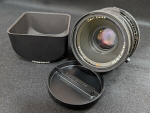 愛好家放出品!! フード付き!! Carl Zeiss Planar 2.8/80 T ＊ カール ツァイス カメラ レンズ HASSEL BLAD ハッセルブラッド ＃ア741