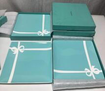  BIG SALE ★★おすすめ★★ Tiffany & Co USED PLATES (6pcs Set )ティファニー ブルーボックスプレート洋食器 皿 6枚セット中古です。_画像2